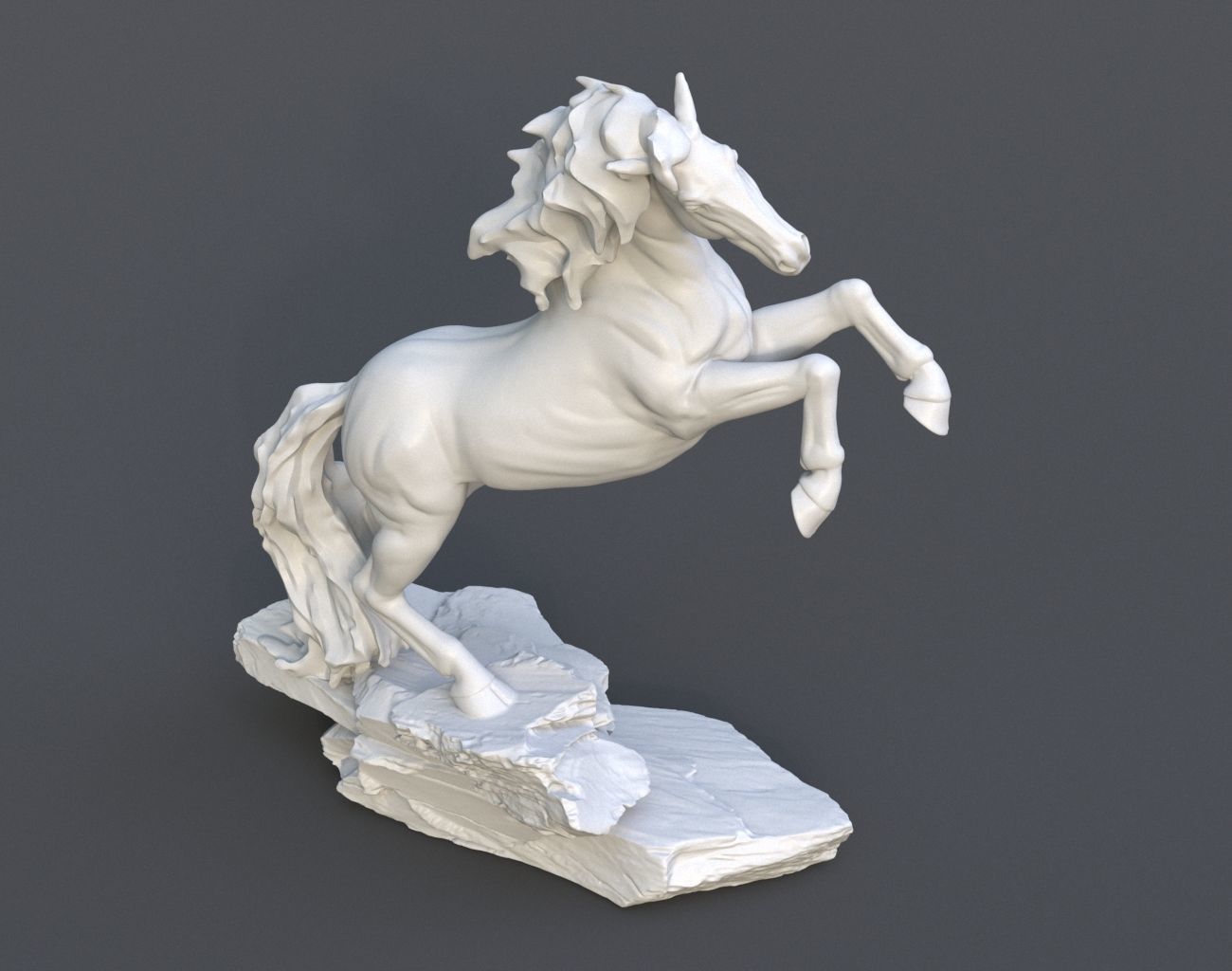 Horse Statue 220527 3D print model_22