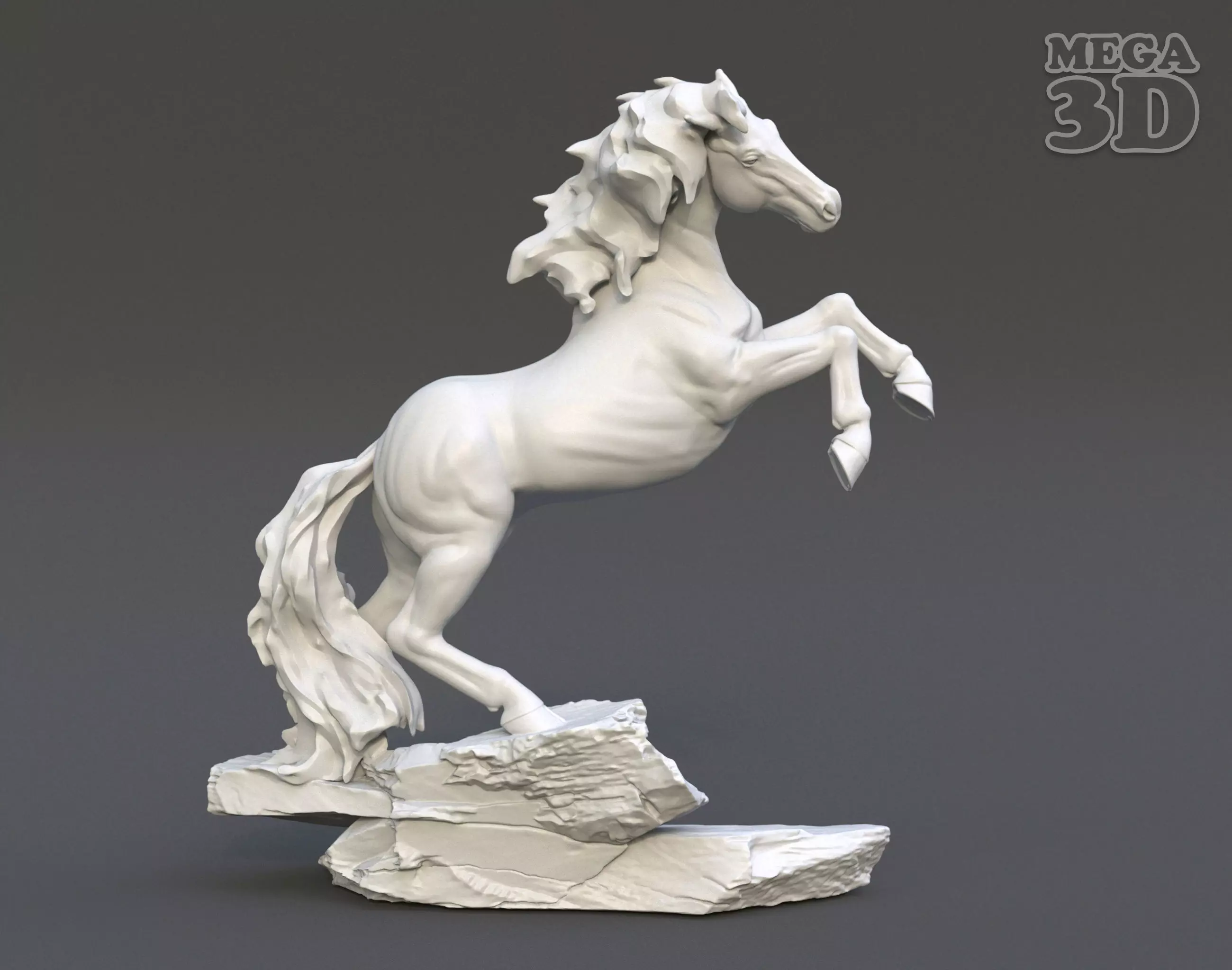 Horse Statue 220527 3D print model_0