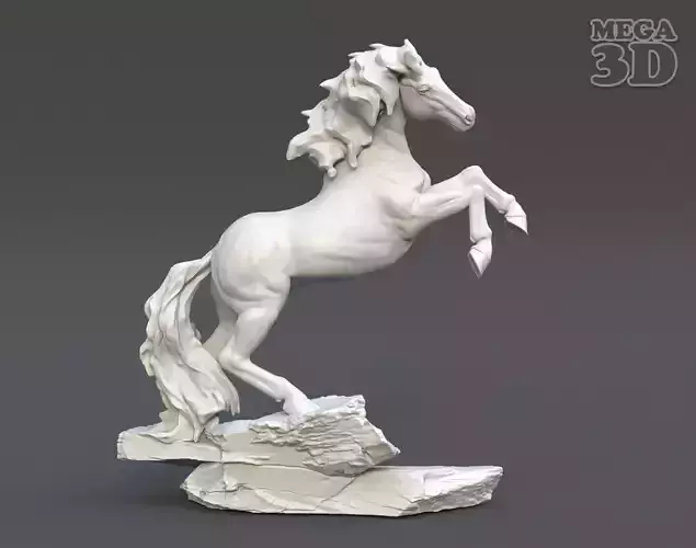 Horse Statue 220527 3D print model