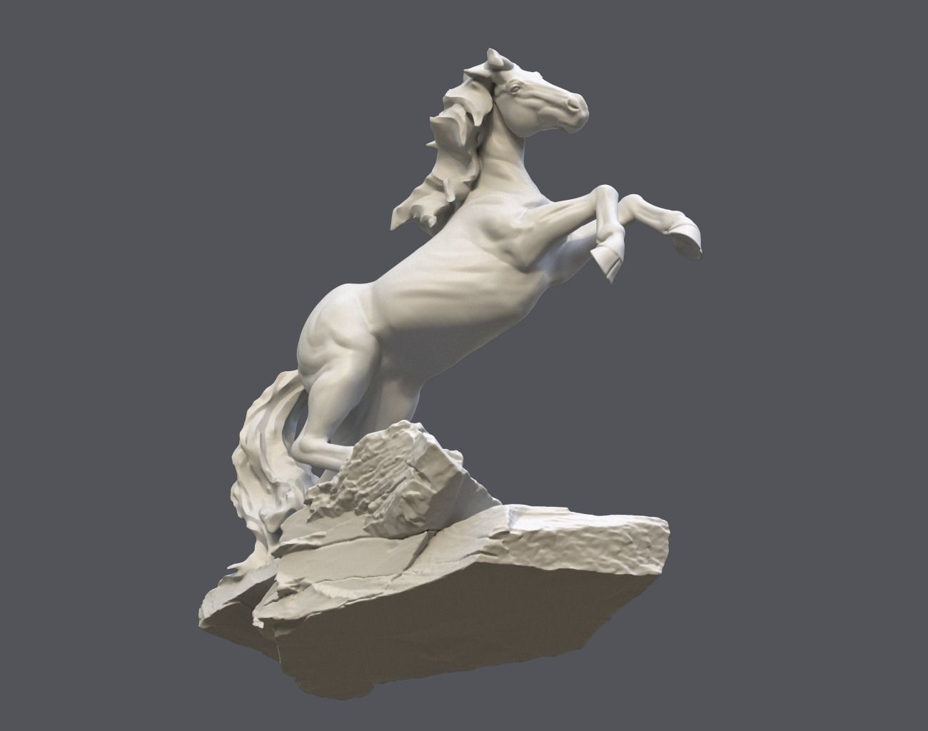 Horse Statue 220527 3D print model_11