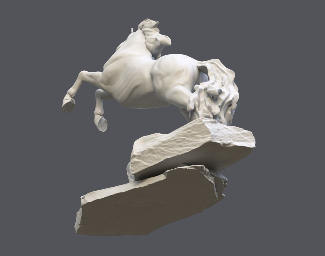 Horse Statue 220527 3D print model_18
