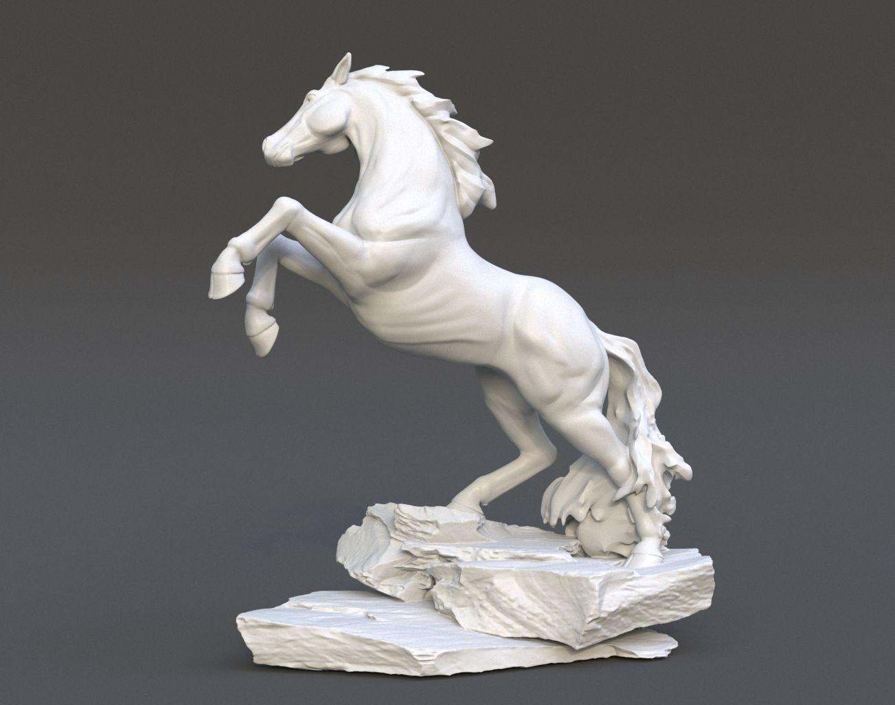 Horse Statue 220527 3D print model_5