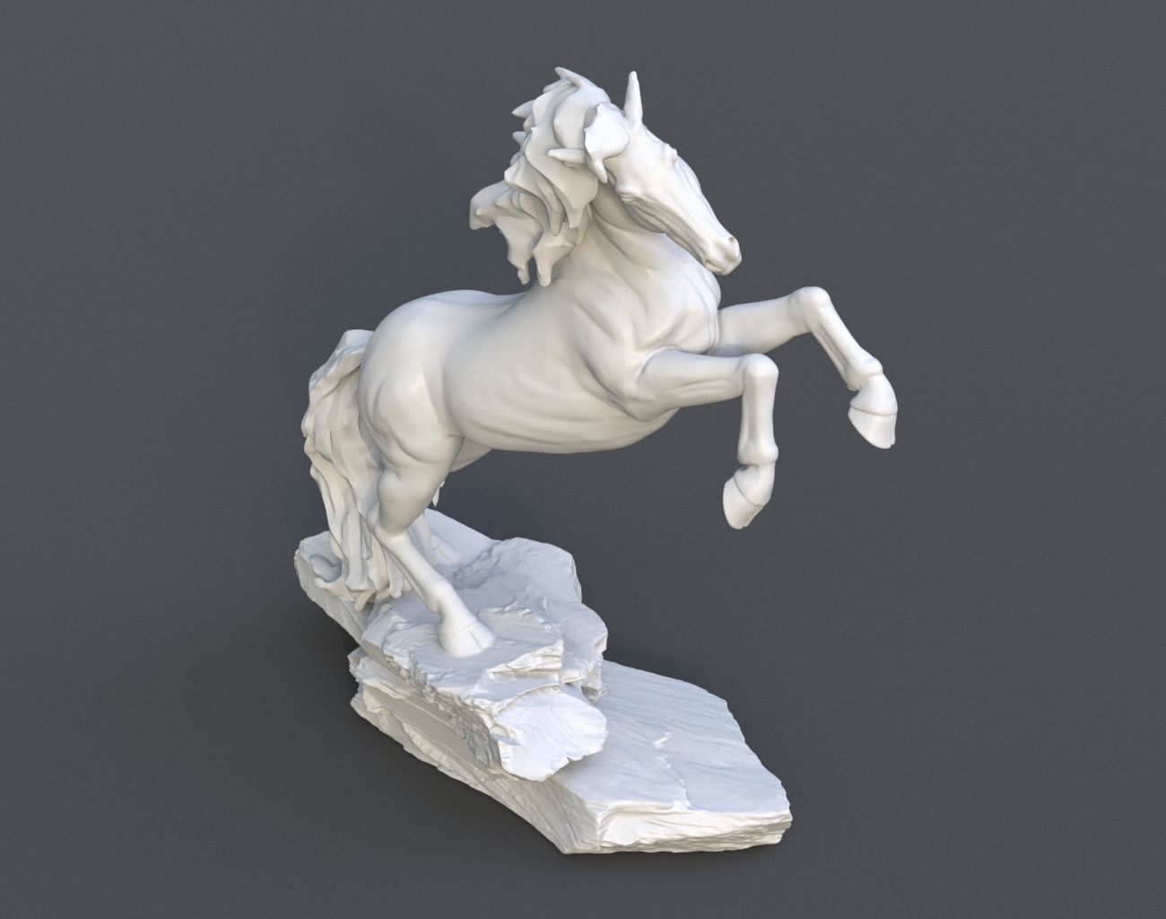 Horse Statue 220527 3D print model_23