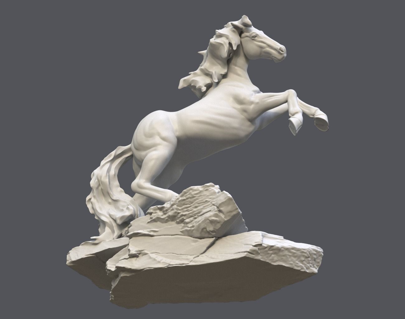 Horse Statue 220527 3D print model_10