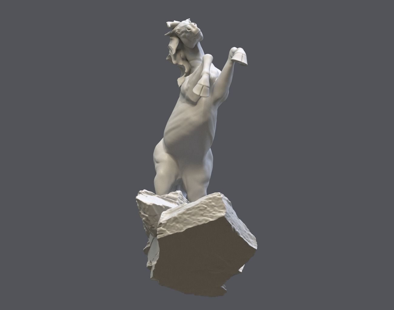 Horse Statue 220527 3D print model_13