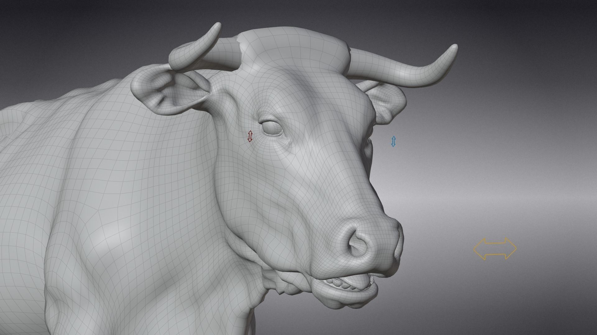 Cattle Cow Animated VFX Grace 3D model_30