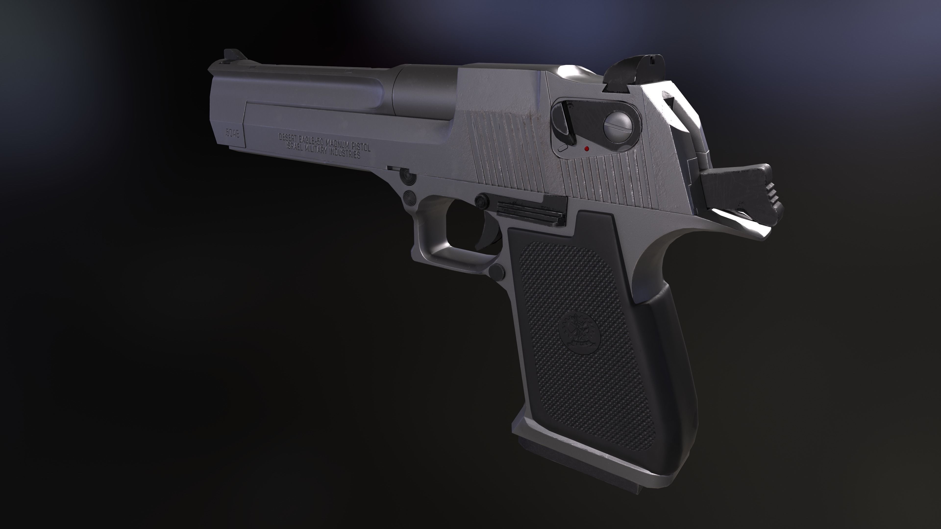 Desert Eagle Free low-poly 3D model_2