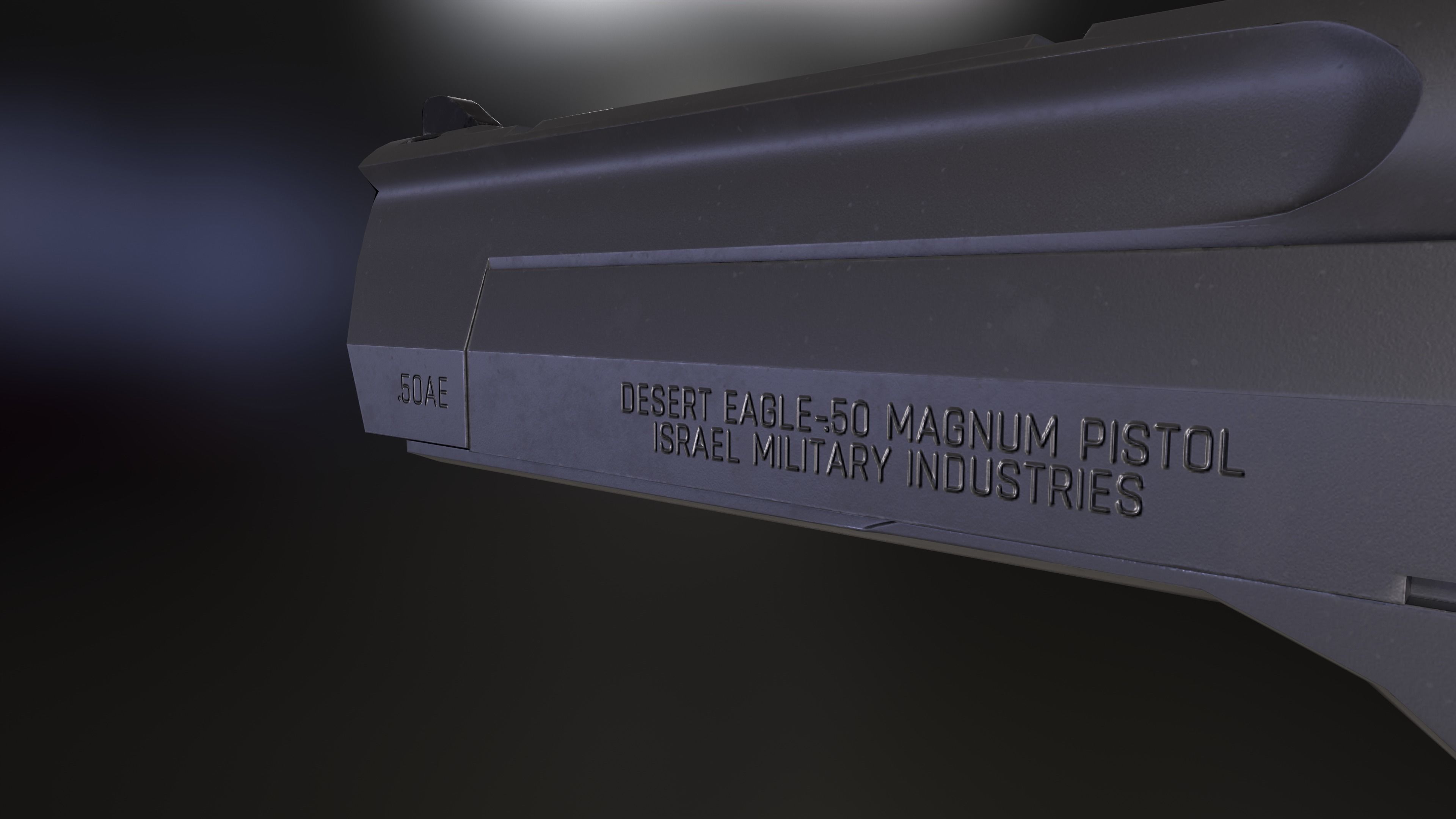 Desert Eagle Free low-poly 3D model_6