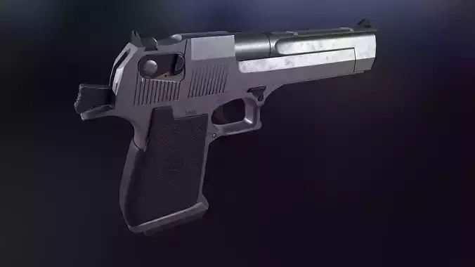 Desert Eagle Free low-poly 3D model
