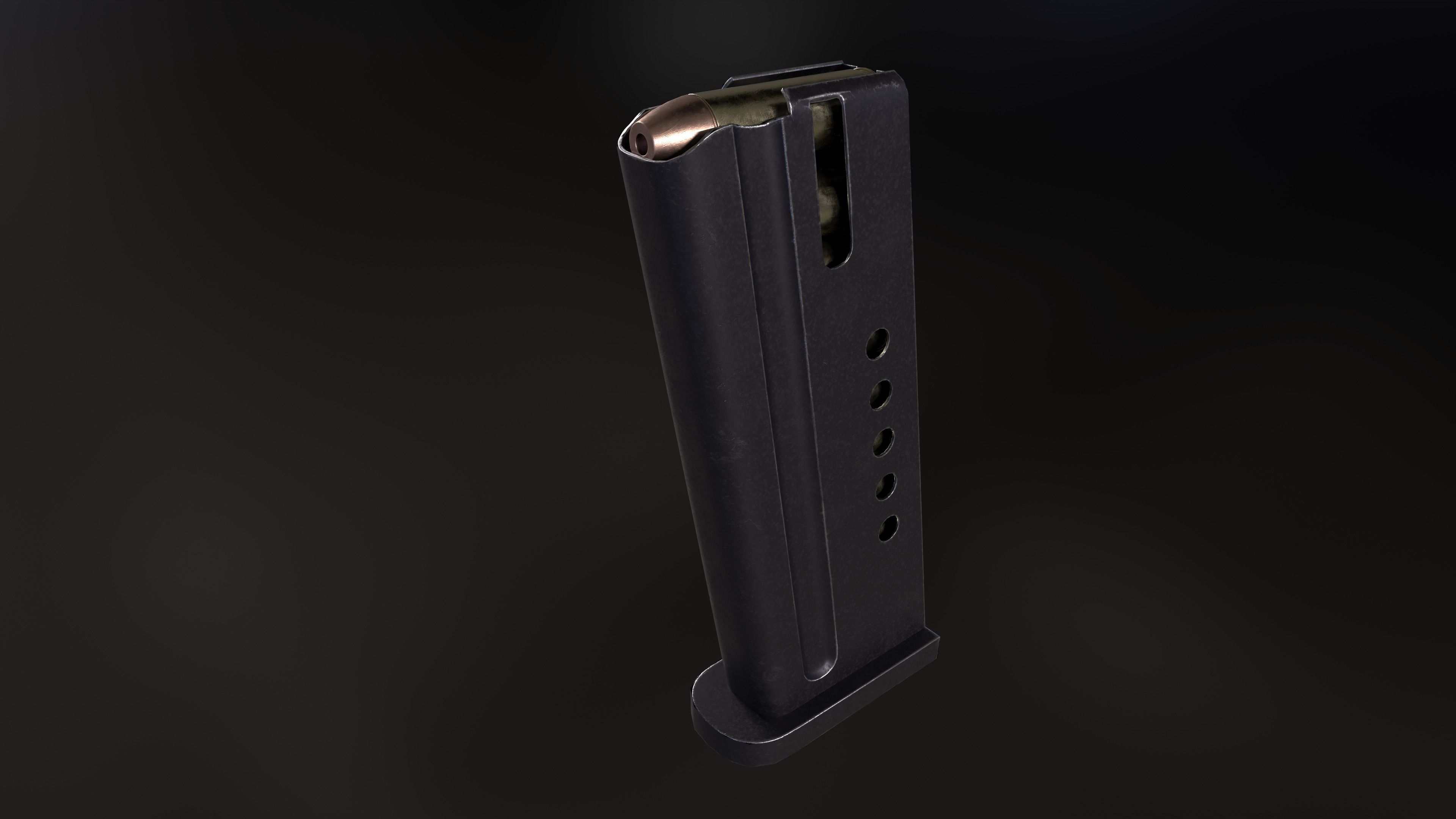 Desert Eagle Free low-poly 3D model_5