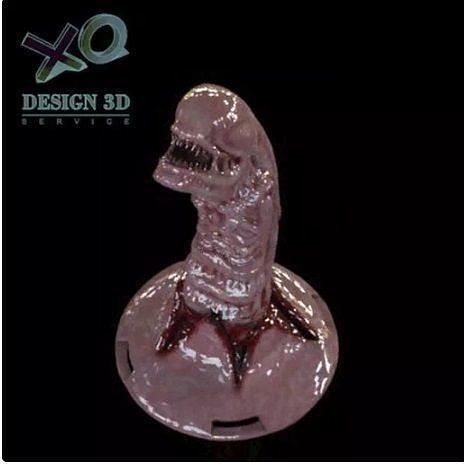 HALLOWEEN ALIEN CHESTBURSTER ALIEN COSTUME 3D print model
