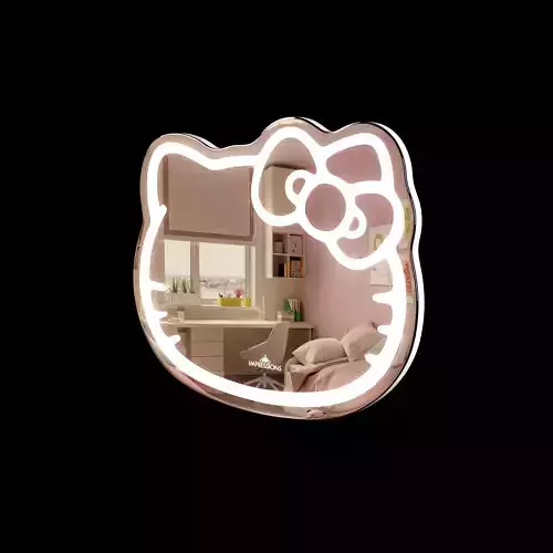 Hello Kitty LED wall mirror