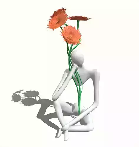 Flower Holder Statue  LP   Statue 
