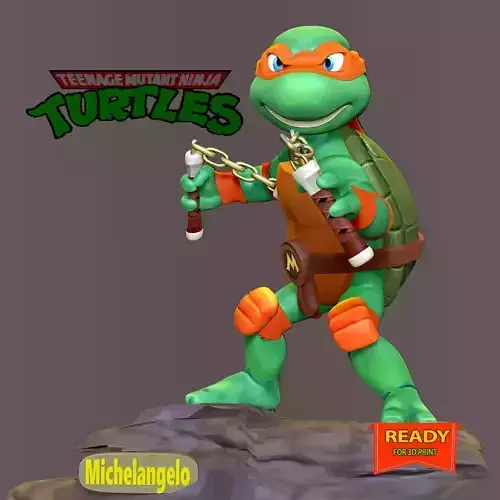 Michelangelo - Teenage Mutant Ninja Turtles 3D print model