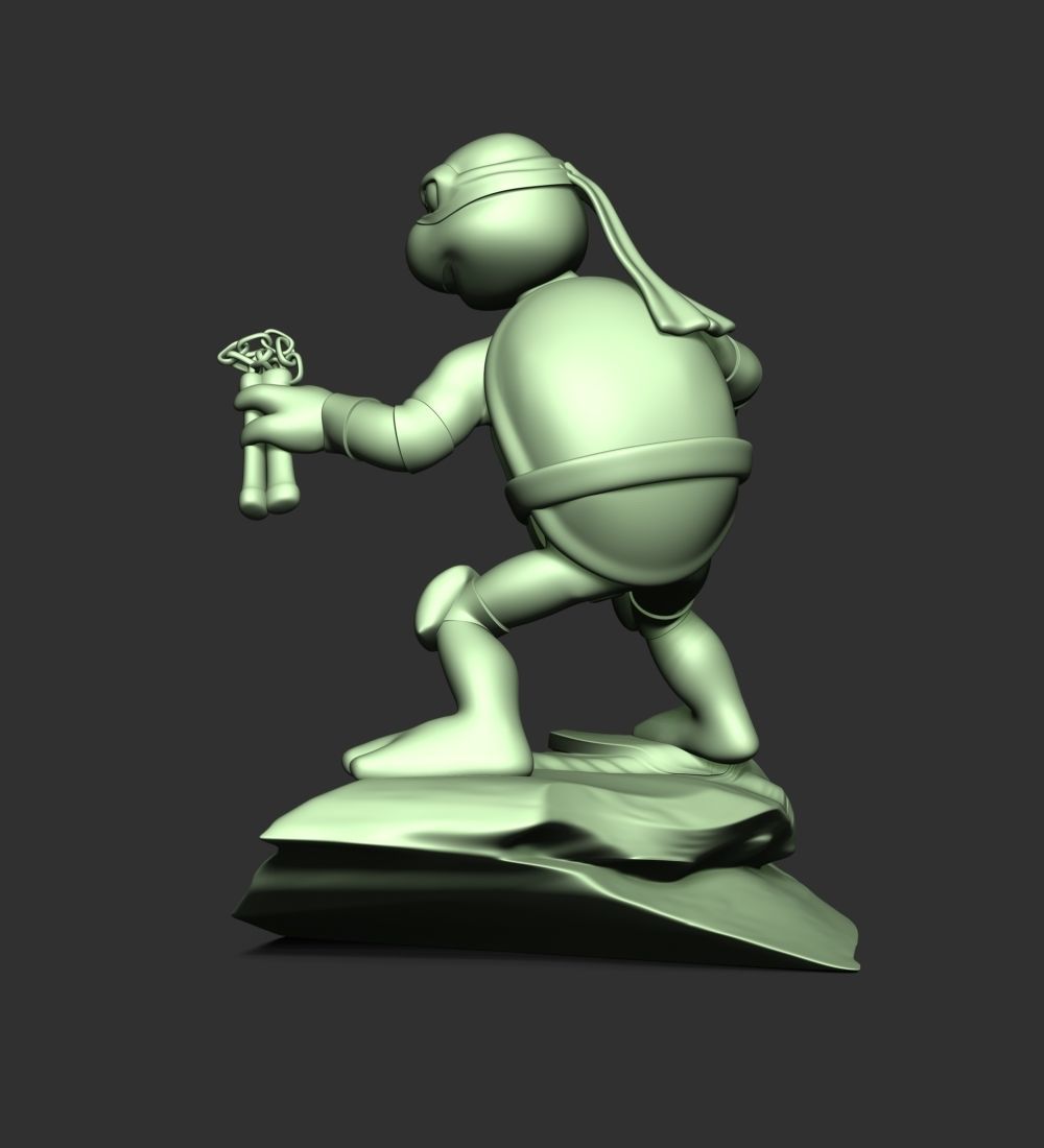 Michelangelo - Teenage Mutant Ninja Turtles 3D print model_12