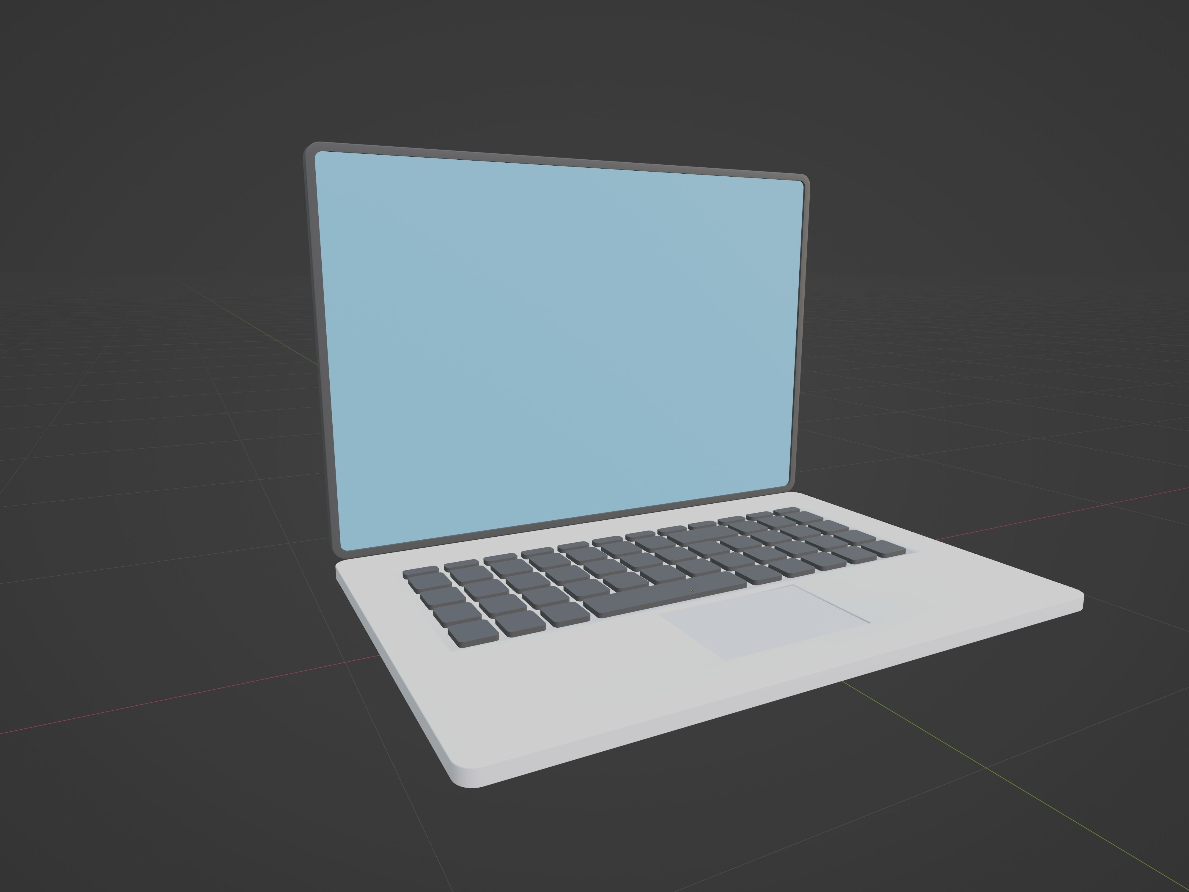 Laptop 3D model_4