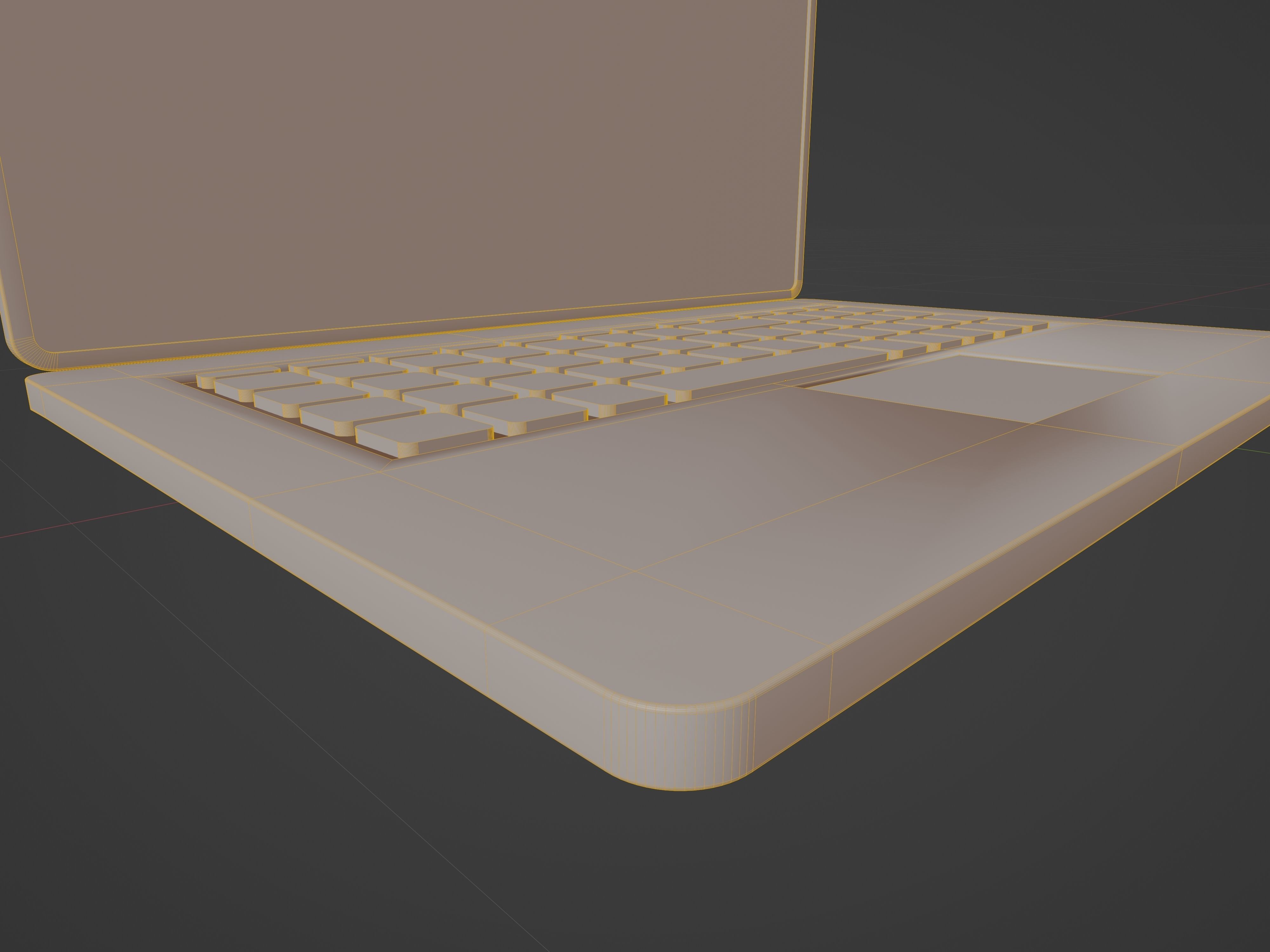 Laptop 3D model_3