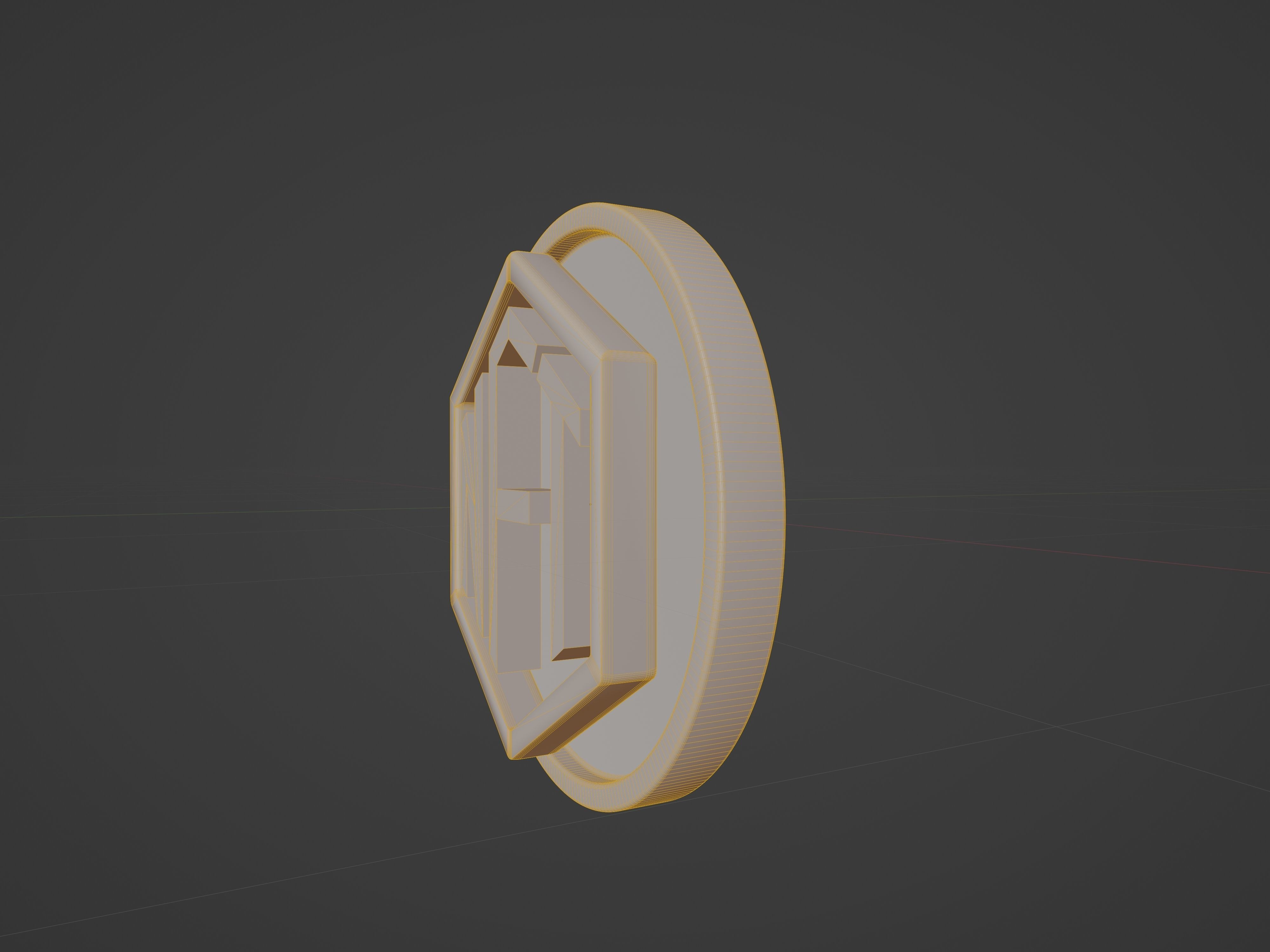 NFT badge 3D model_3