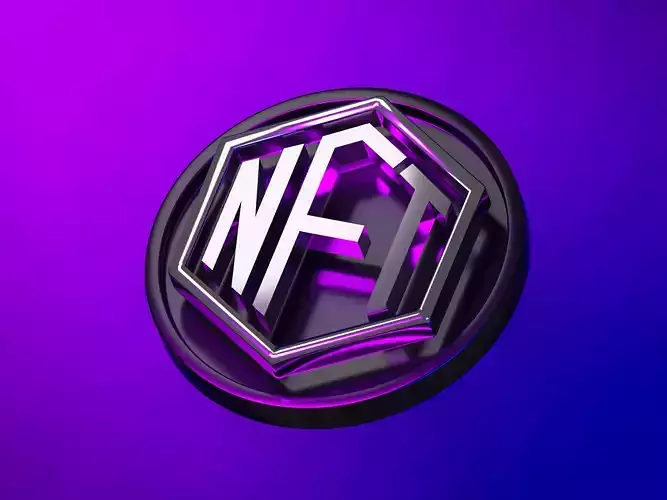 NFT badge 3D model