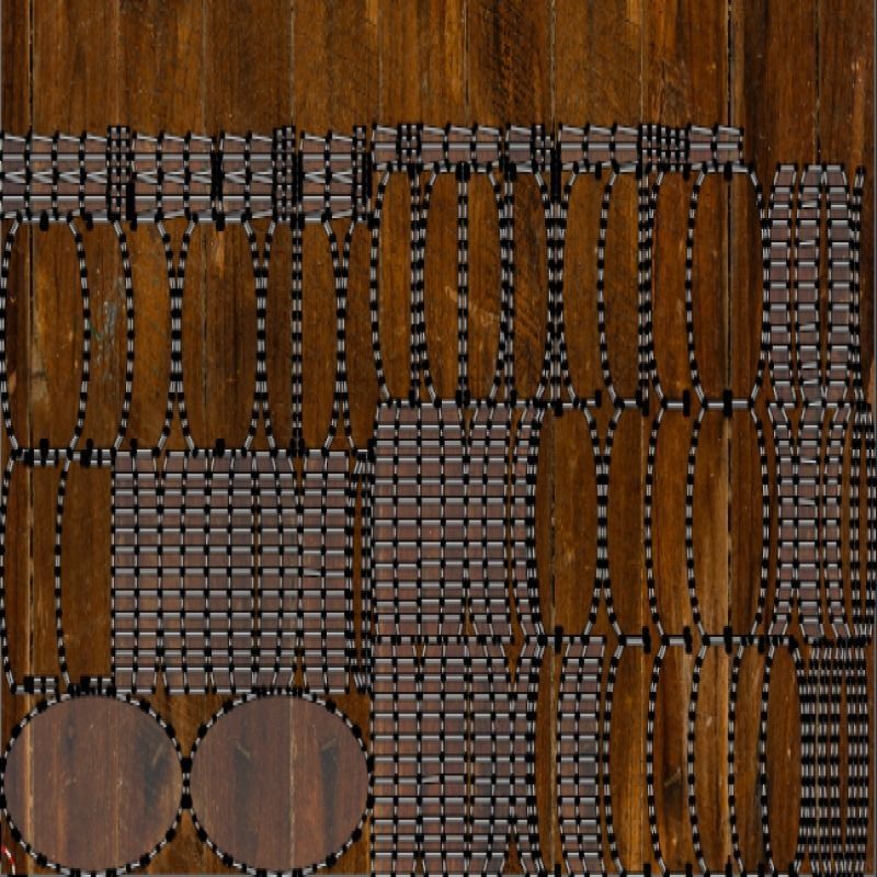 Barrel wooden Low-poly 3D model_7