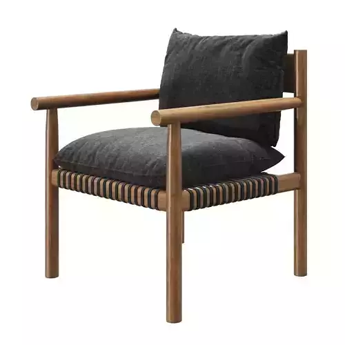 Dedon Tibbo Lounge chair 3D model