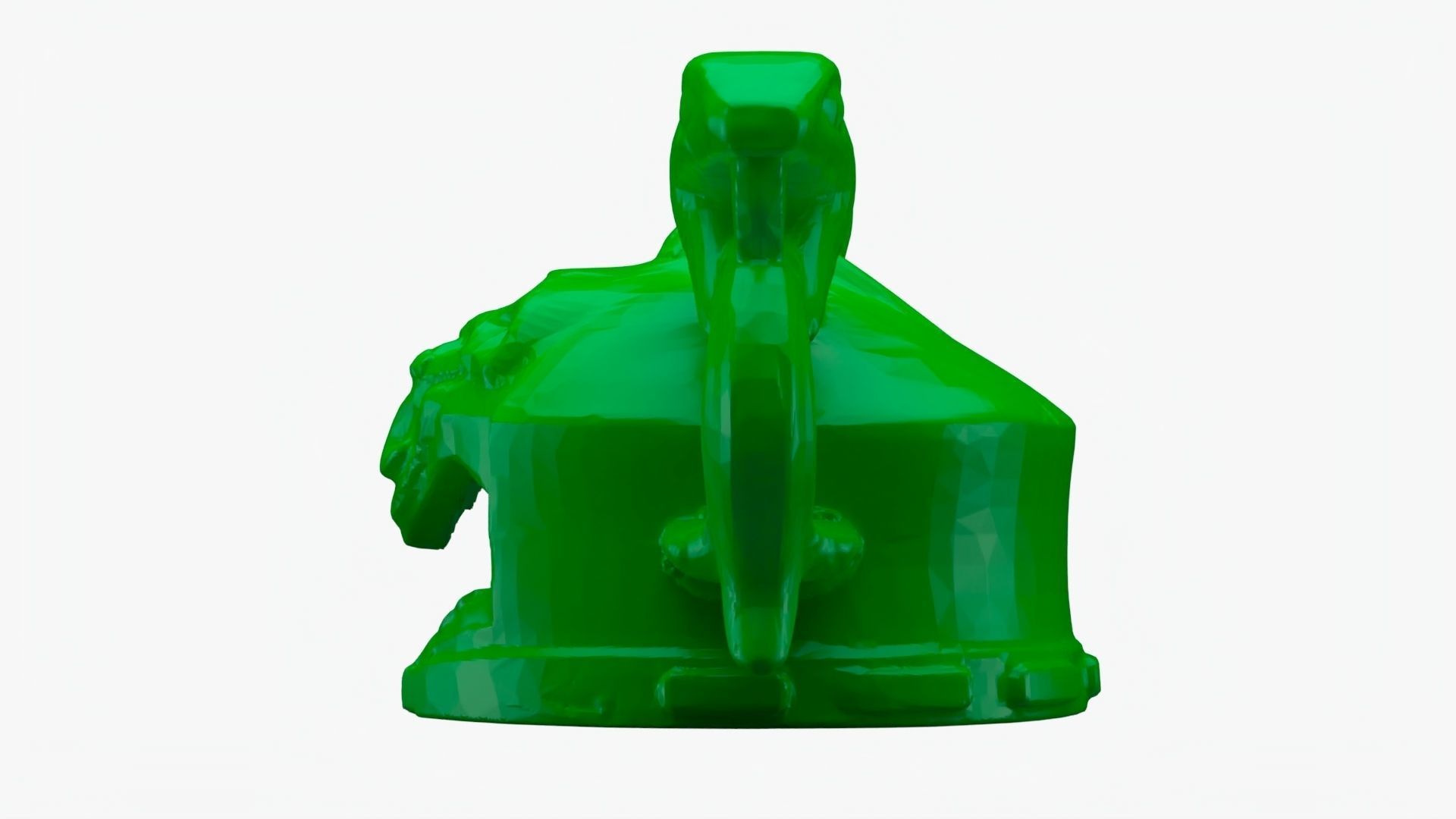  lego brick snake helmet 3D model_6