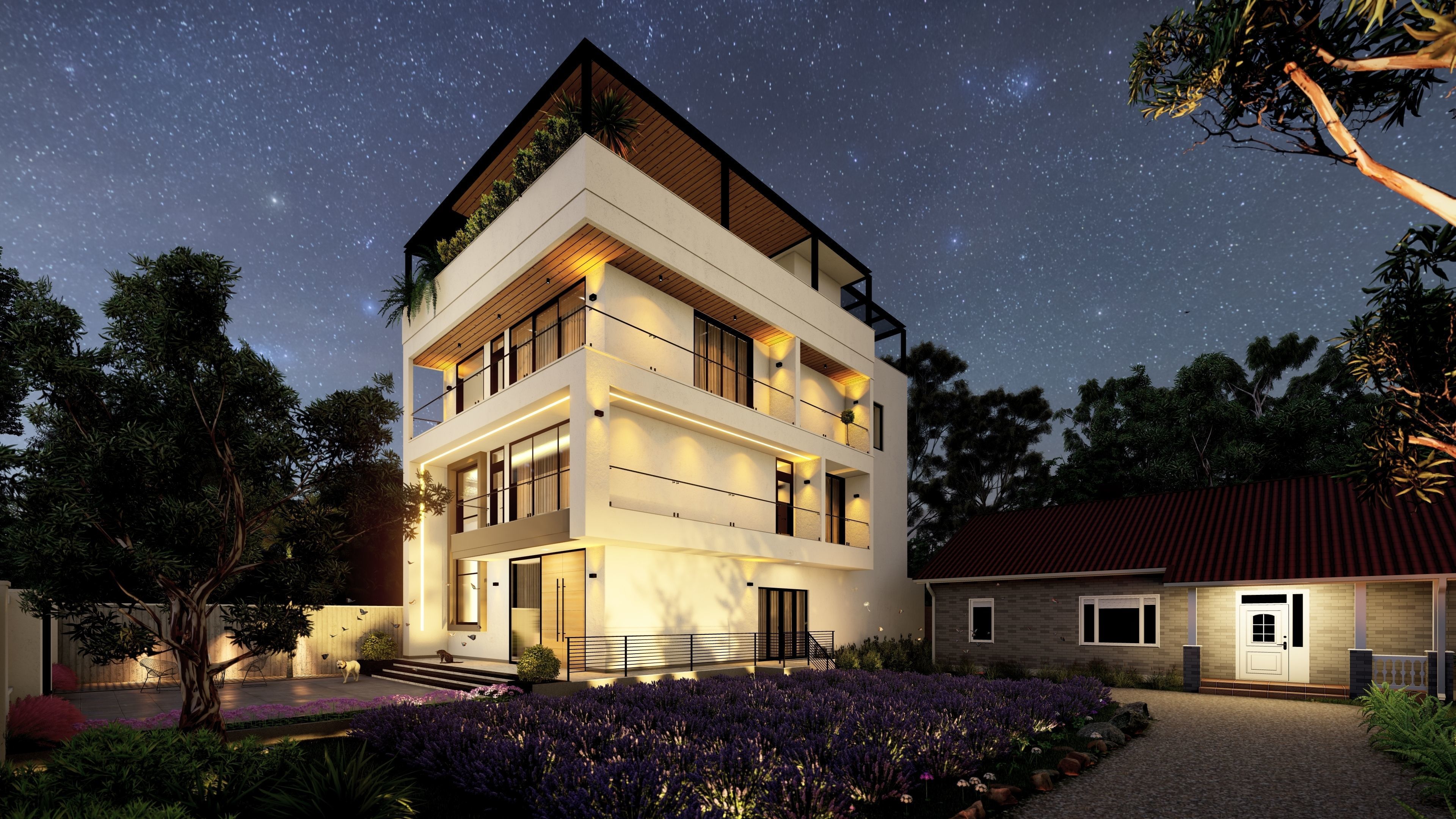 QD Living Room and Architectural 3D model_13