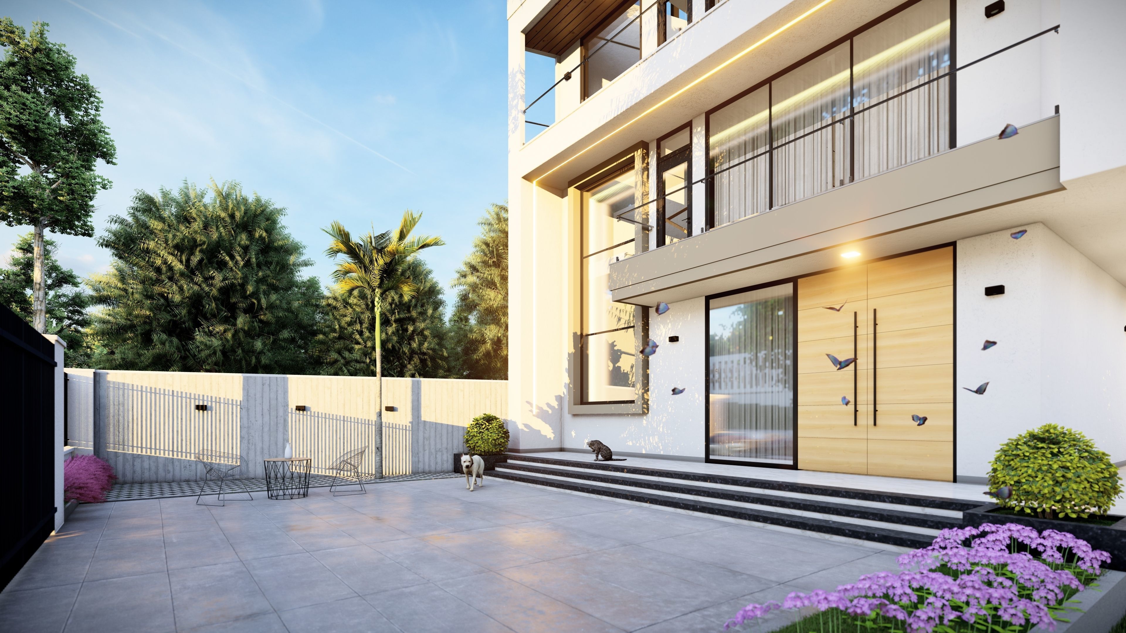 QD Living Room and Architectural 3D model_11