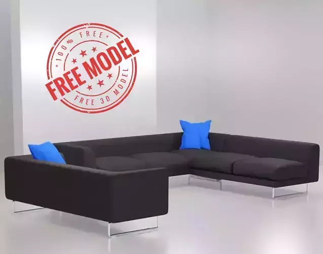 Elan Detailed Sofa -Free Model