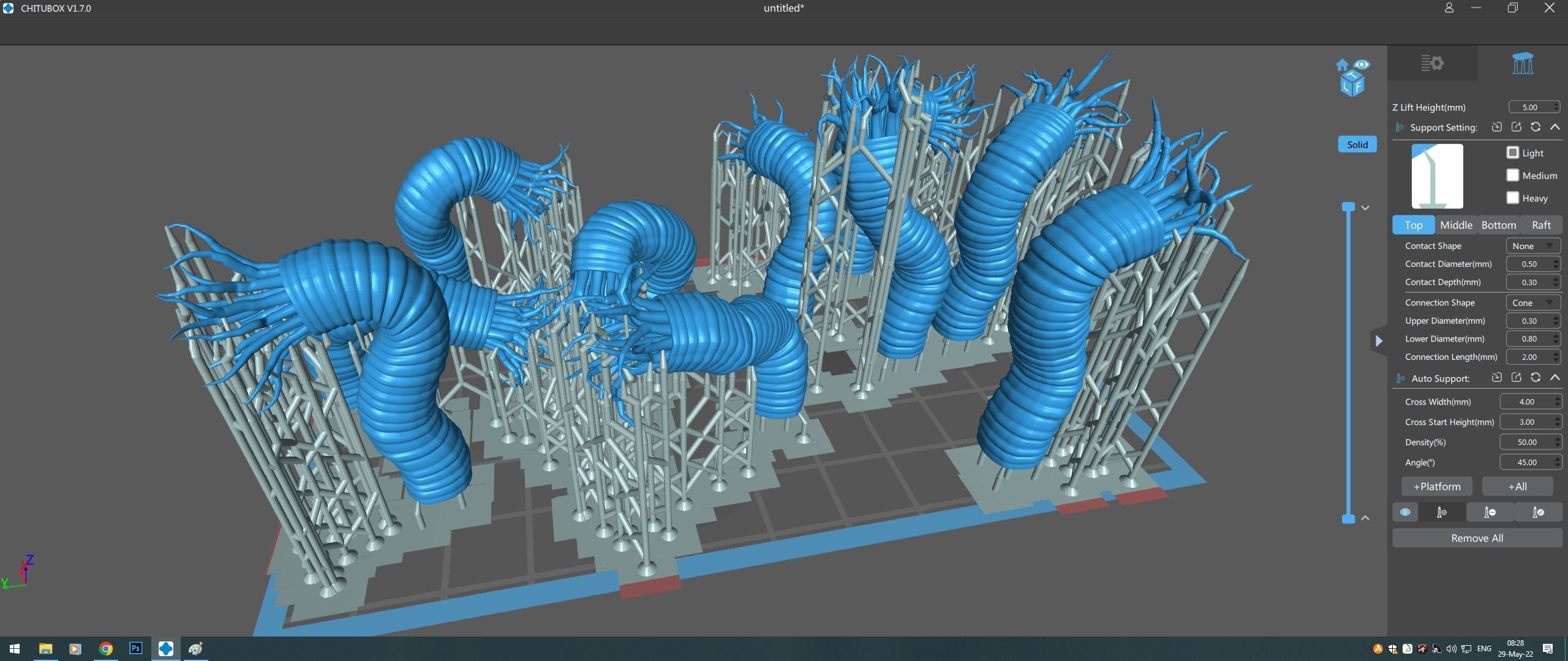 Beast tentacle 3D model_10