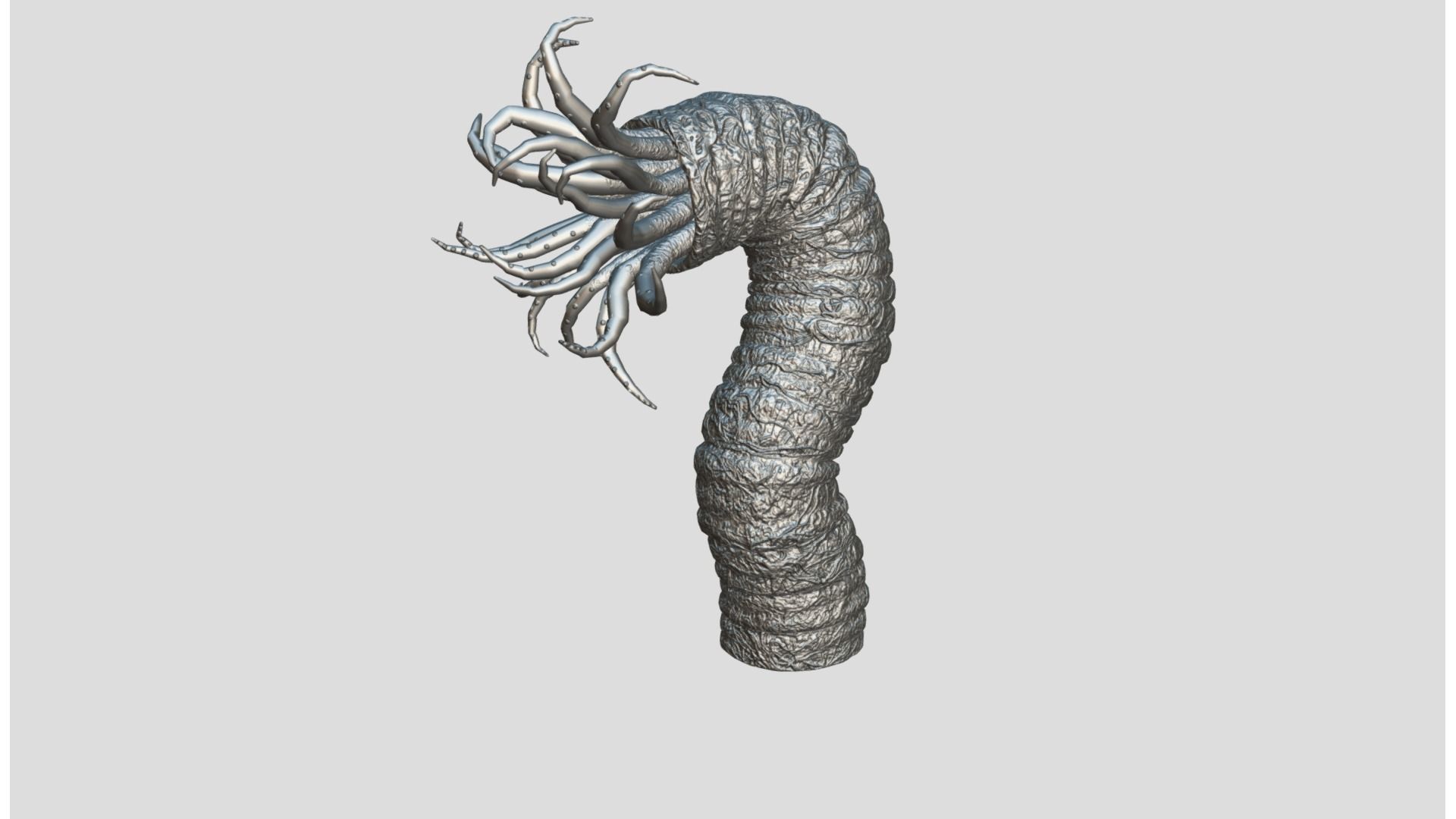 Beast tentacle 3D model_3