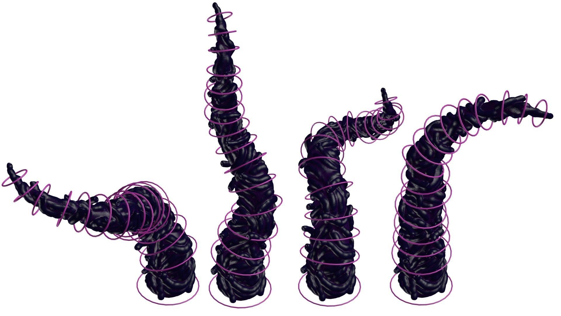 Tentacle collection sea creature _16