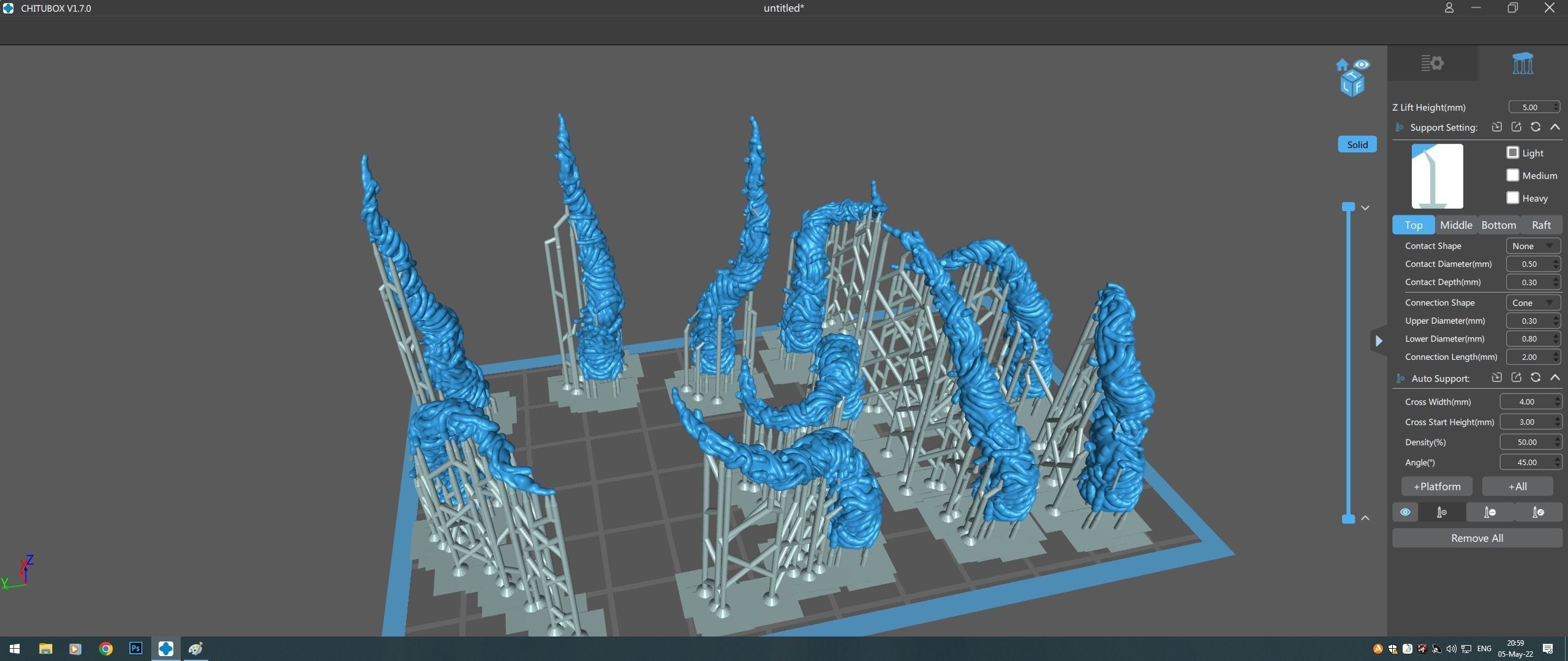 Tentacle collection sea creature _17