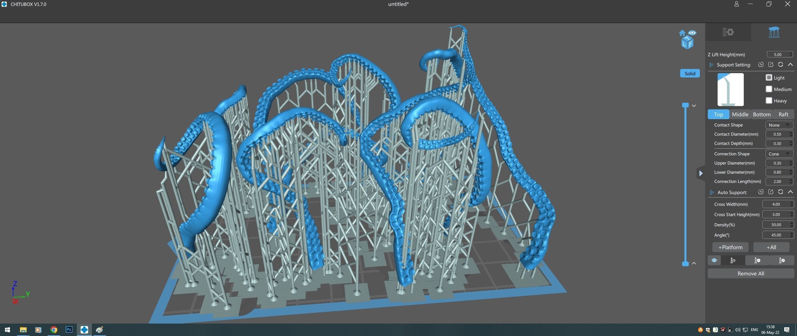 Tentacle collection sea creature _7