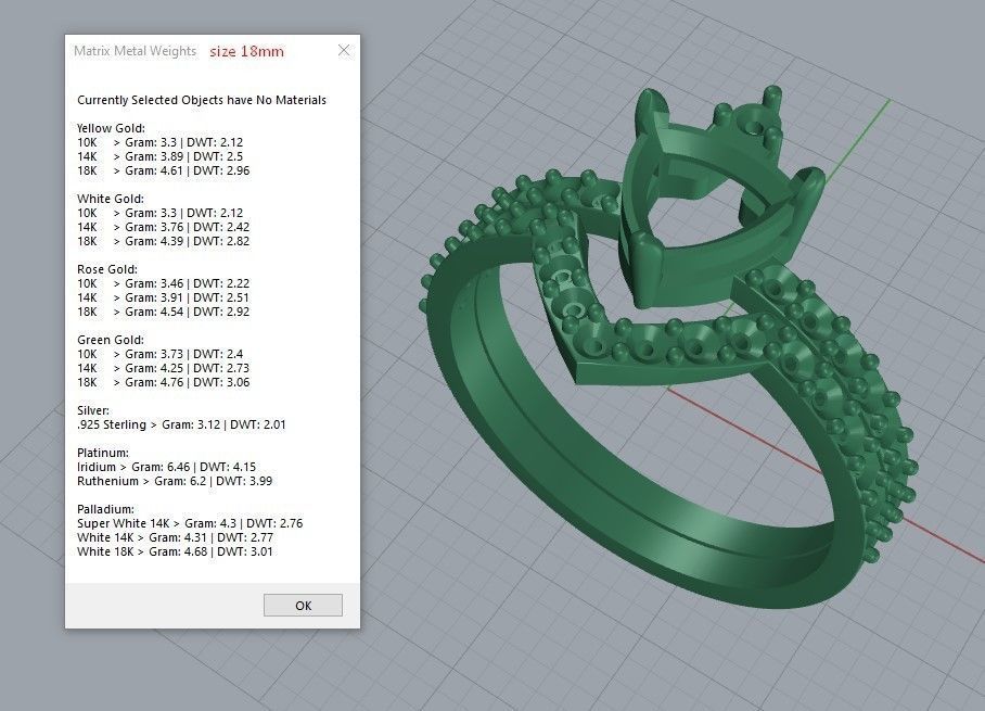 Solitaire Ring 2 in 1 3dm stl 3D print model_12