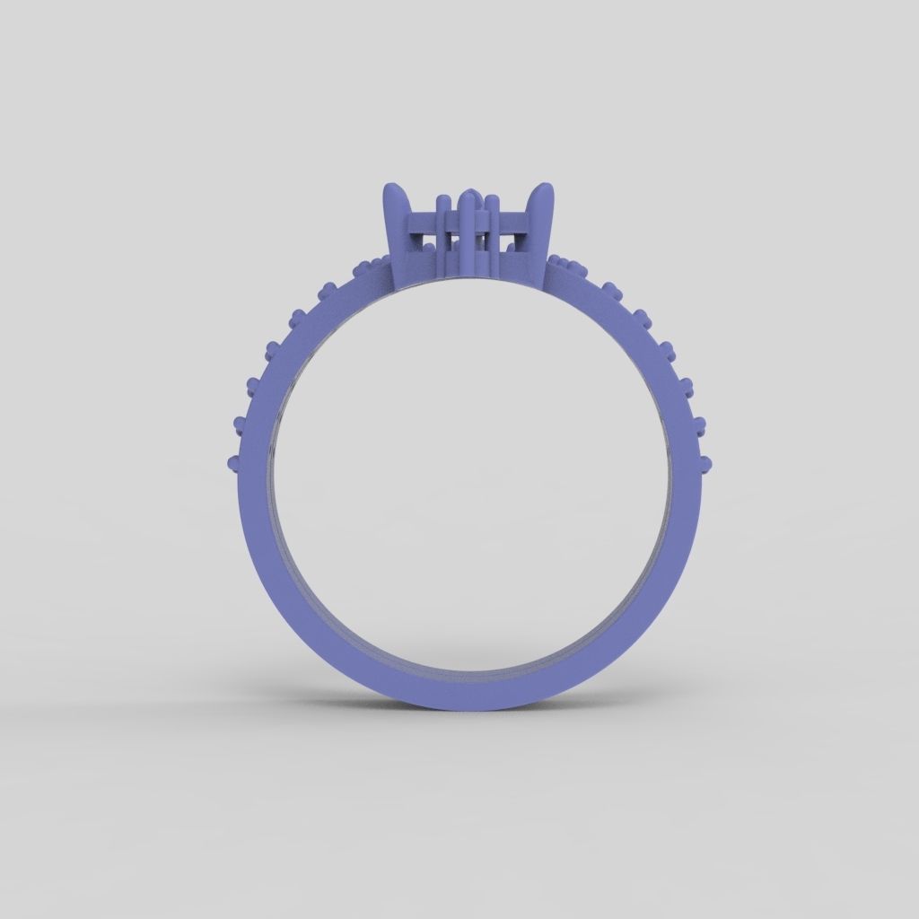 Solitaire Ring 2 in 1 3dm stl 3D print model_23