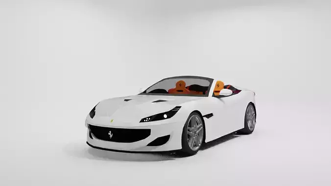 ferrari portofino 3D model