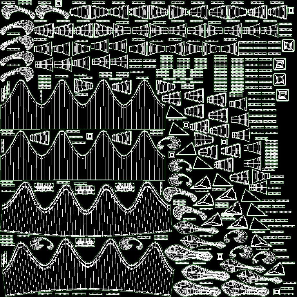 Royal Crown v4 Low-poly 3D model_12