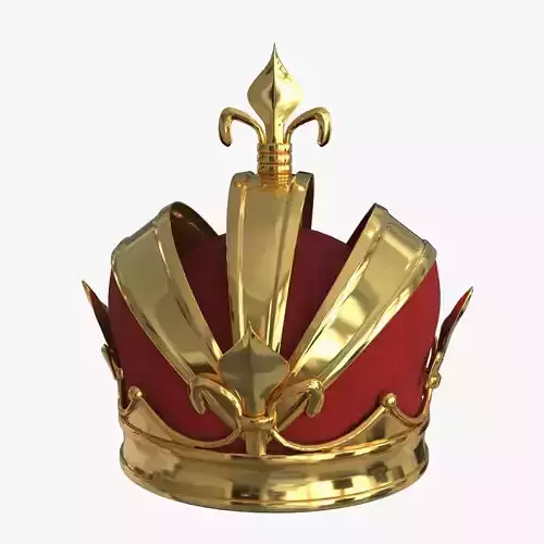 Royal Crown v5 Low-poly 3D model