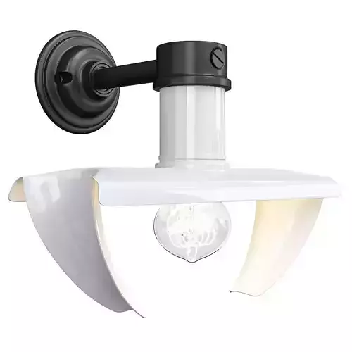 VINTAGE INDUSTRIAL PORCELAIN ENAMEL SCONCE