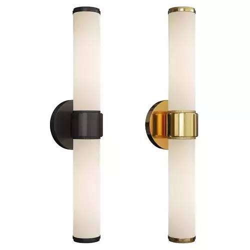  RIGDON DOUBLE TUBE WALL SCONCE Low-poly 3D model