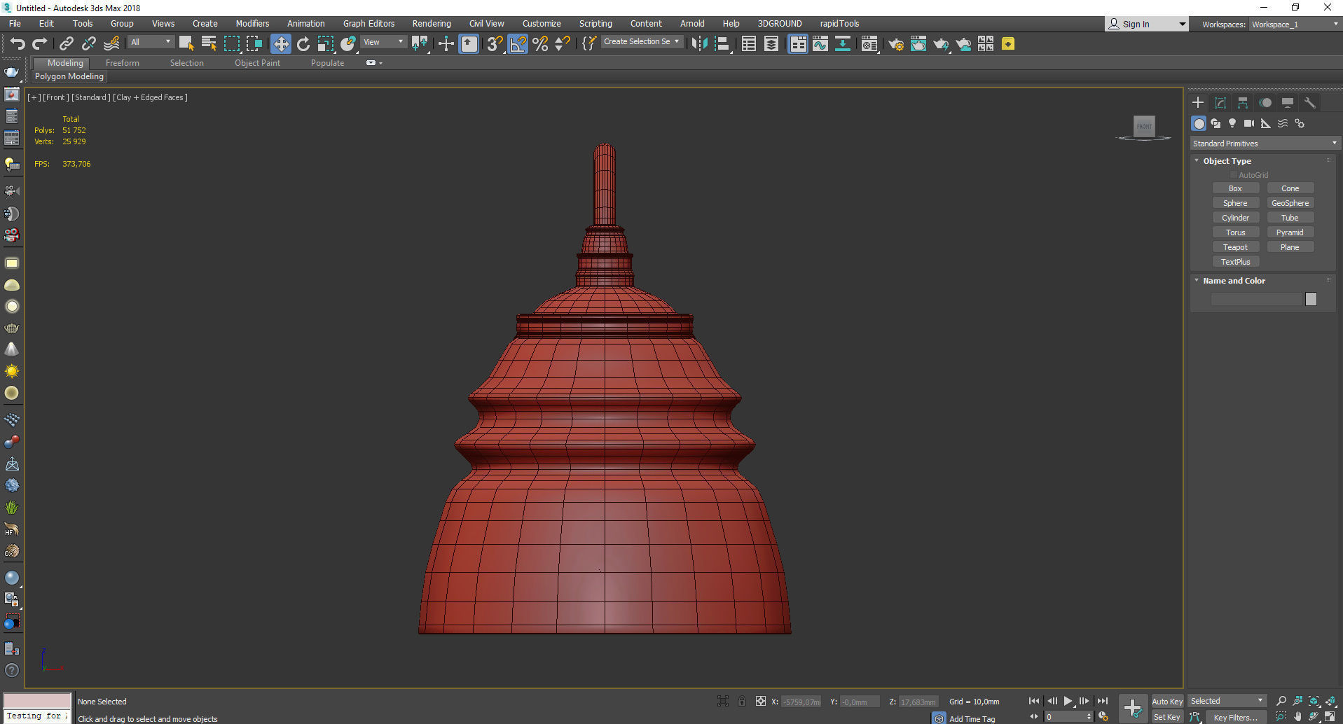 LADD SINGLE SCONCE Low-poly 3D model_2