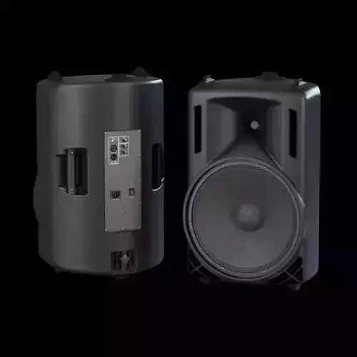 Stereo Speakers 3D model