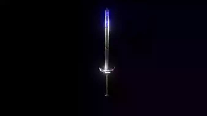 Nasgard Sword Low-poly 3D model