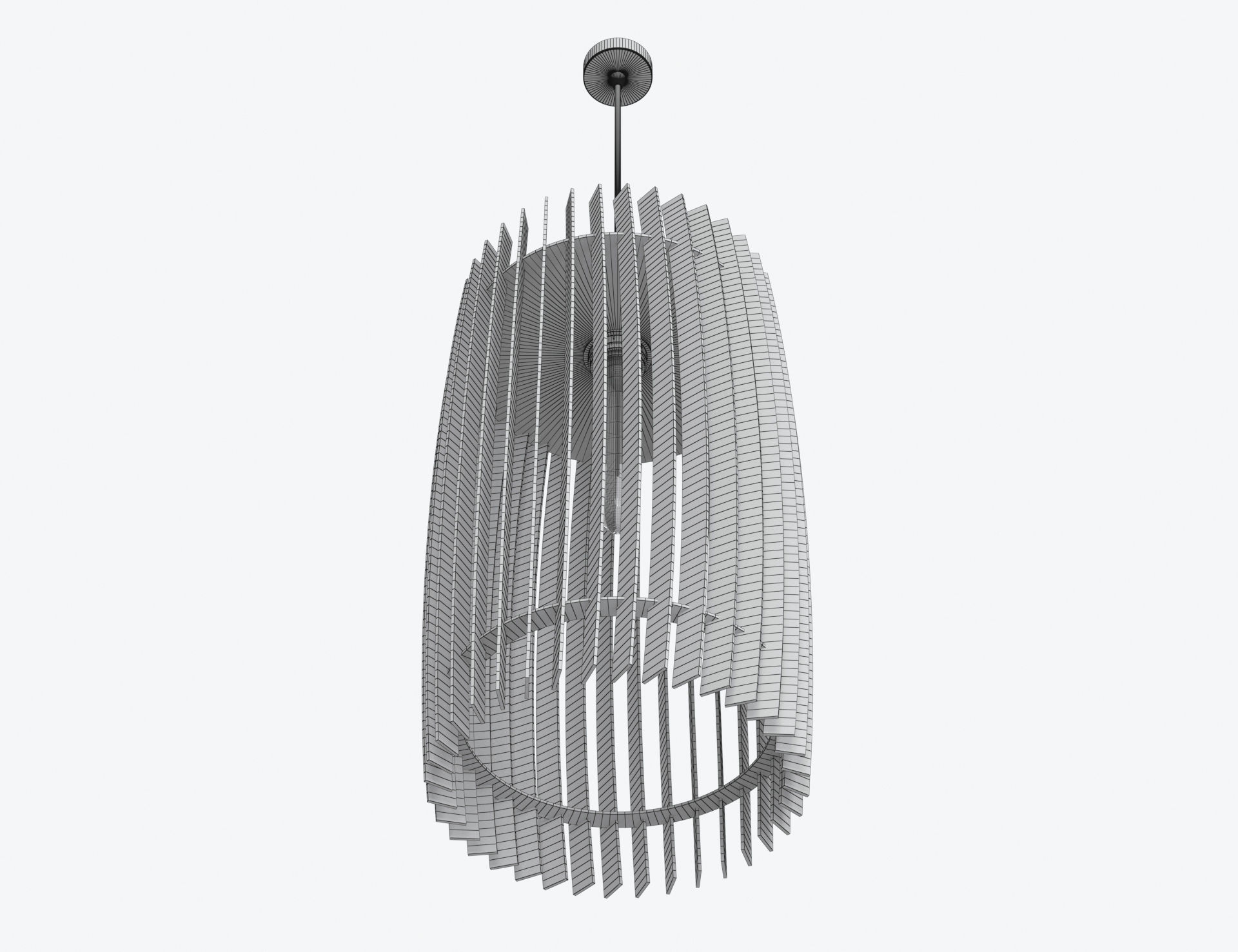 Wood Pendant Lamp 3 3D model_11