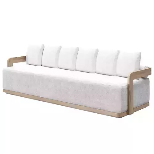 Restoration Hardware Prado teak sofa