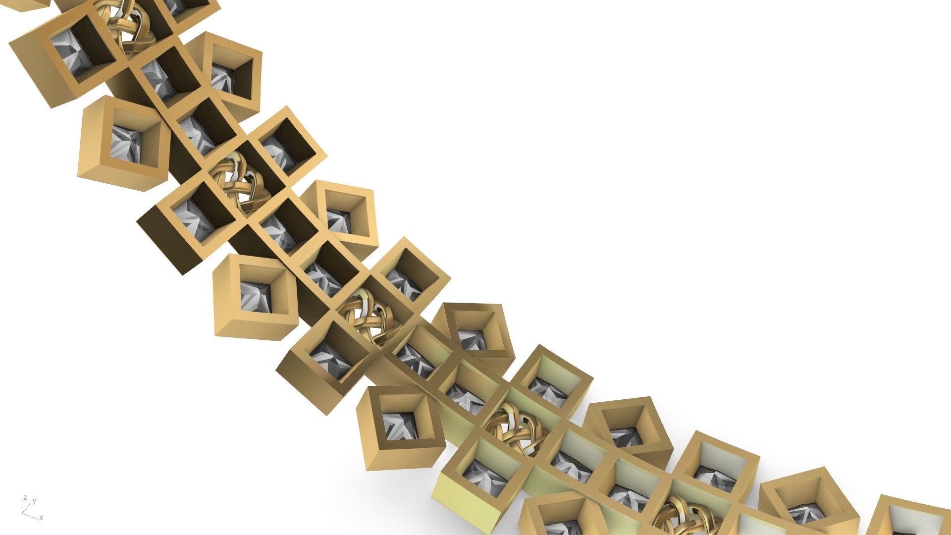 princess cut celtic knot bangle stl verified 3D print model_24