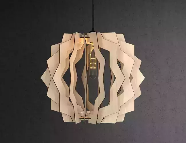 Wood Pendant Lamp 6
