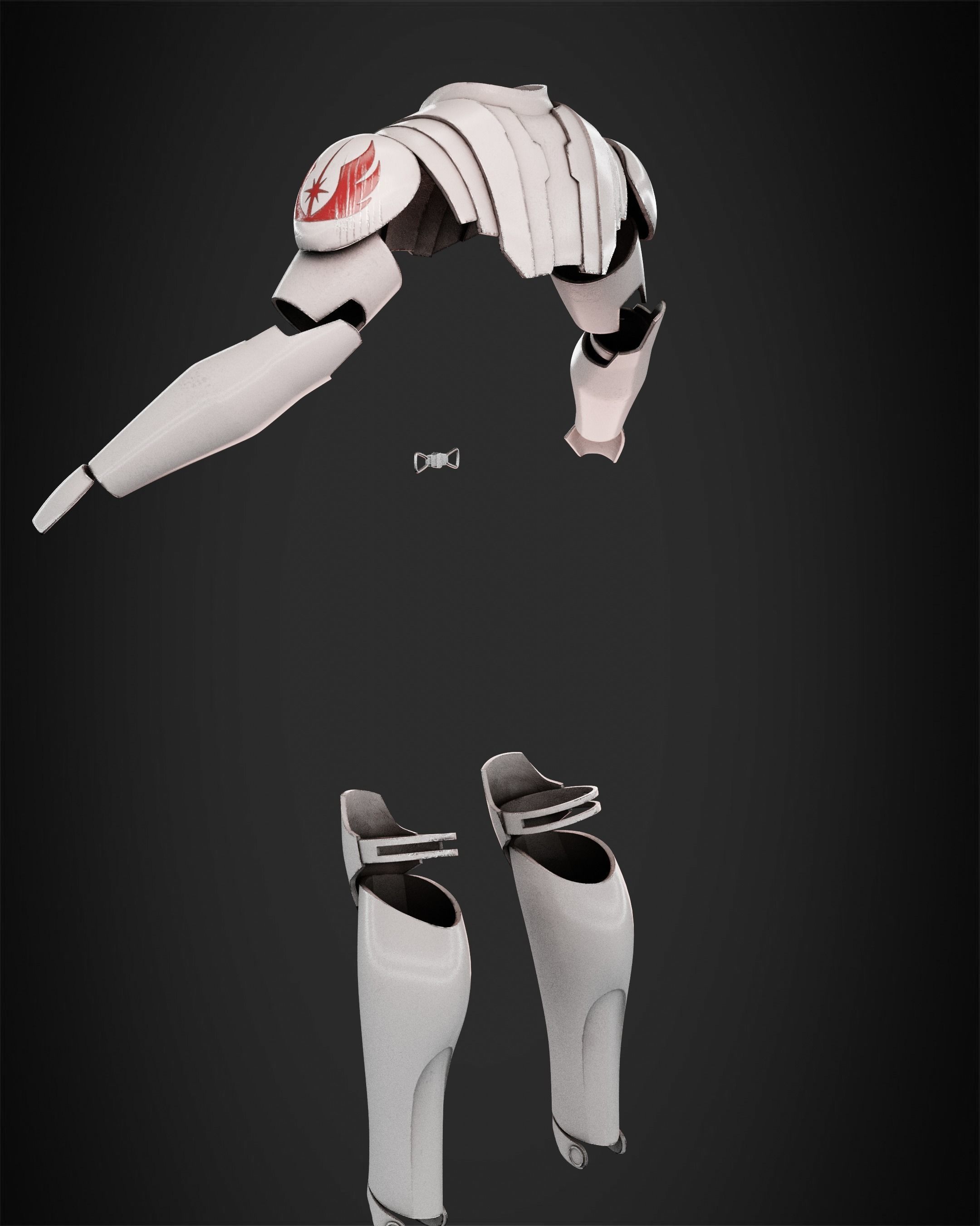 Obi Wan Kenobi Battle Armor for Cosplay 3D print model_6