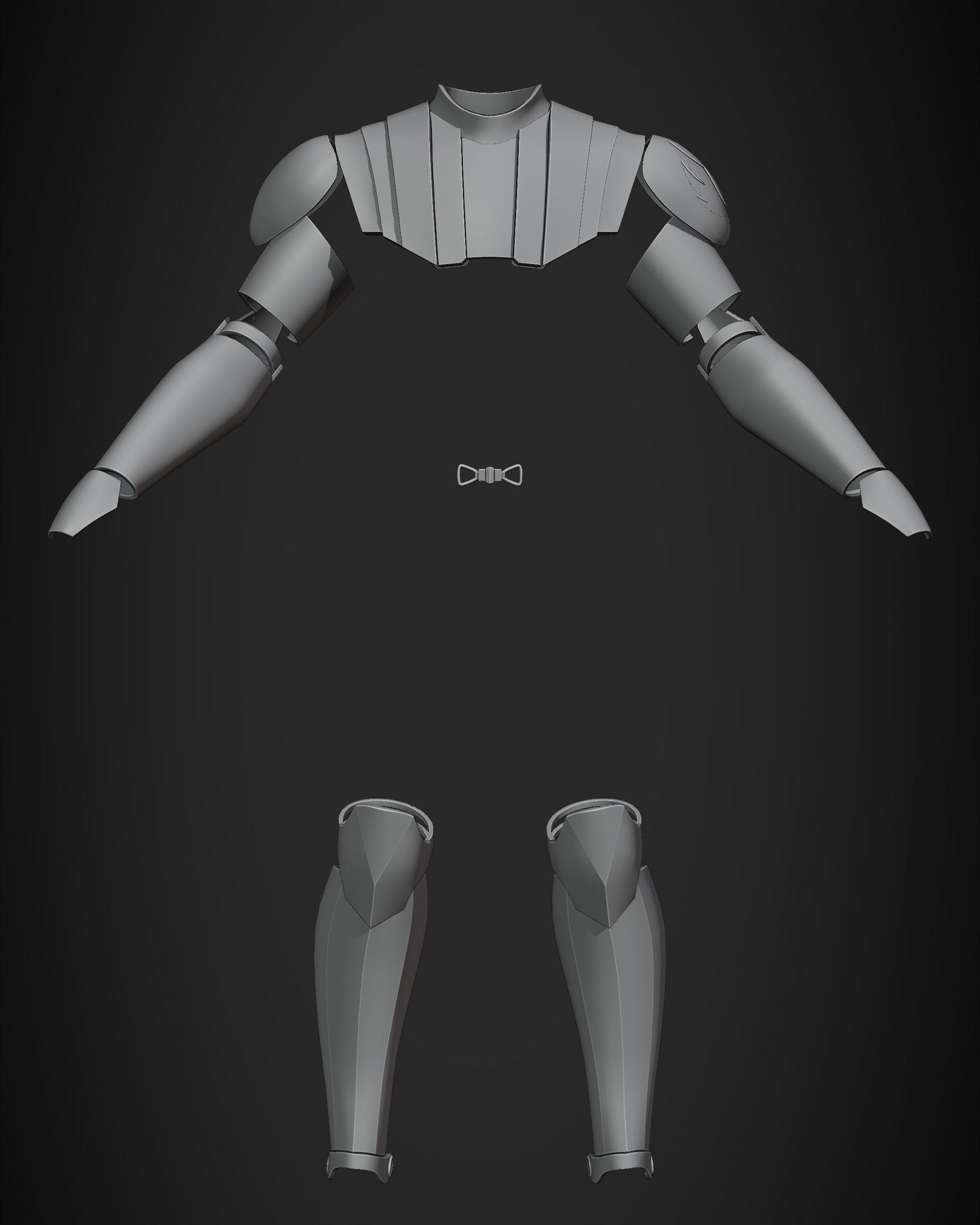 Obi Wan Kenobi Battle Armor for Cosplay 3D print model_14